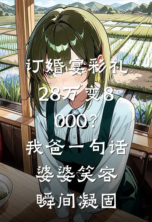 订婚宴彩礼28万变8000？我爸一句话，婆婆笑容瞬间凝固