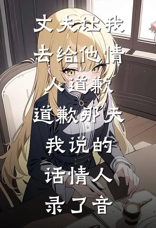 丈夫让我去给他情人道歉，道歉那天我说的话情人录了音