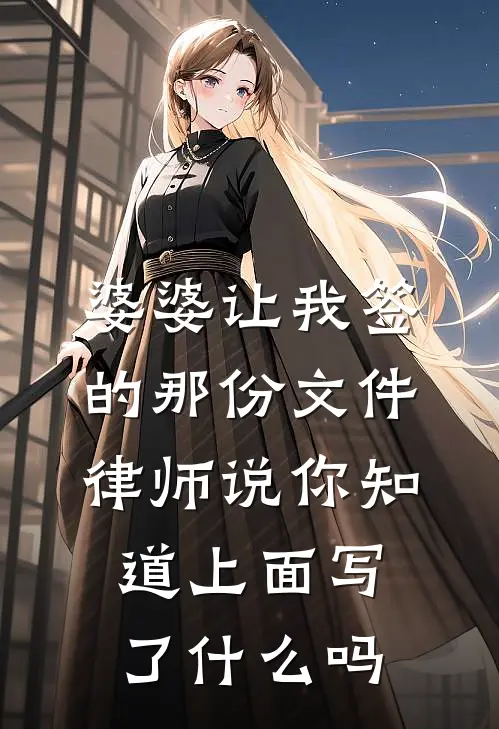 婆婆让我签的那份文件，律师说你知道上面写了什么吗