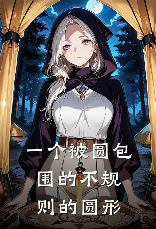 一个被圆包围的不规则的圆形